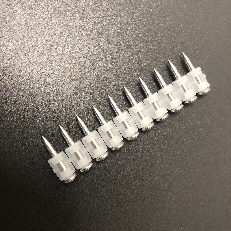 Galvanized Steel Concrete Nail Pins 6.2mm Head Collated 22mm For GX120 Tool