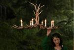 Countryside Deer Antler Chandelier For Farmhouse Warehouse Lighting Fixtures (WH