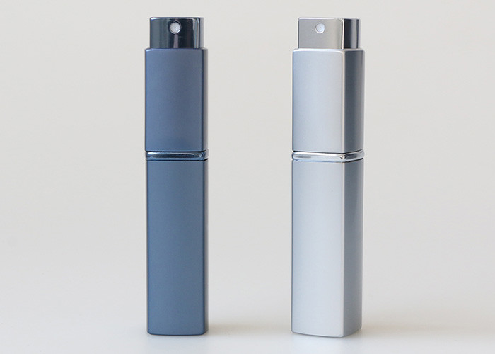 Cosmetic Refillable Mini Perfume Bottle Spray 10ml Square Twist And Spritz Atomiser