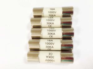 Quality Solar Panel Glass Fuses Photovoltaic Fuse Links 10 x 38 mm 1000V wholesale