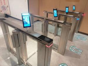 Quality Passage Access Control Electric Wheelchair Swing Turnstile wholesale