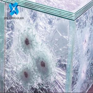 Quality High Hardness Laminated Bullet Proof Glass Thickness Size Customized wholesale