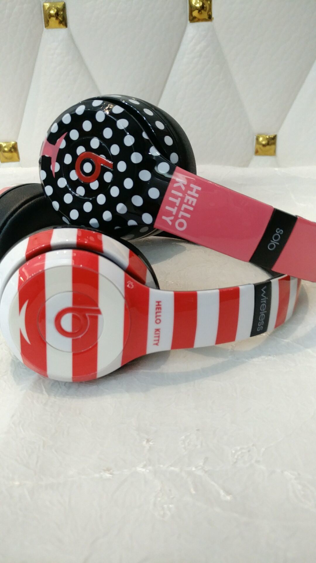 2018 New HELLO KITTY Solo 3 Wireless - Beats By Dre. - Special Edition Headphones made in China gregheadsets.com