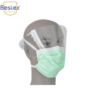 Quality Anti Fog Plastic Shied 17.5*9.5cm Disposable Earloop Mask wholesale