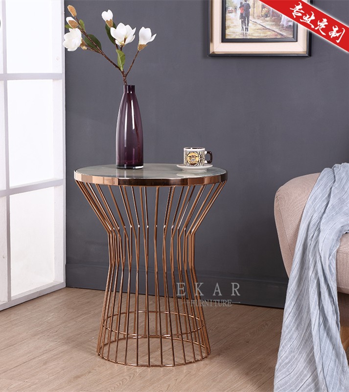 New Simple Design Modern MDF Round Small End Table