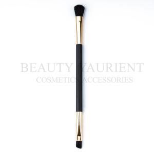 Quality ISO9001 Precision Double Ended Eyeshadow Brush Cream Shadow Brush wholesale