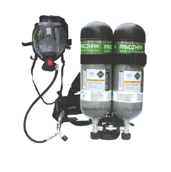 Double bottle Carbon / Steel Composite Cylinder Self-contained Breathing