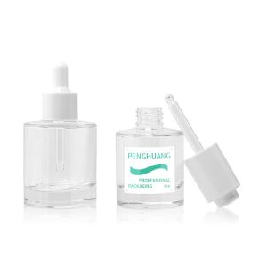 Quality Liquid Essence Face Care 30ml Glass Serum Bottle Screen Printing wholesale