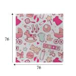 Sublimation Baby Swaddle Receiving Blanket For Sublimation Printing