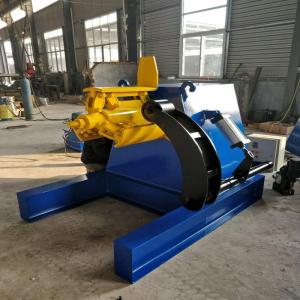 Quality Automatic High speed Hydraulic Uncoiler / Decoiler Equipment With Conveyor wholesale