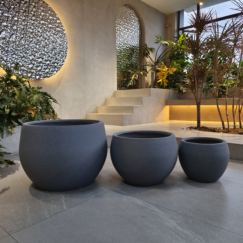 Shop The Latest Collection Of Fiber Clay Planters For Outdoor Space