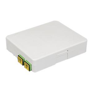 Quality FTTx 2 Core Fiber Optic Cable Termination Box ABS Material Desk / Wall Mount wholesale