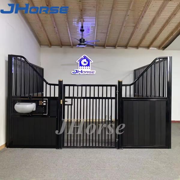 Customized European Horse Stable Front Panels Galvanized Swing Door Design
