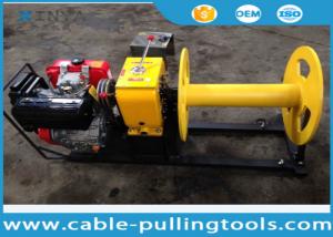 Quality 3 Ton Diesel Engine Cable Pulling Winch For Stringing ABC Cable ISO wholesale