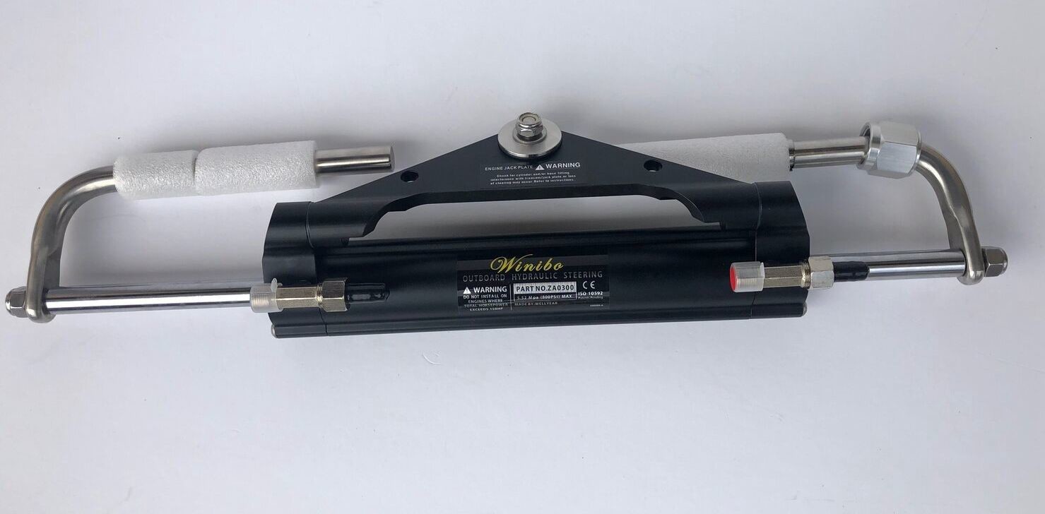 Marine Hydraulic Outboard Steering Cylinder For Boats Up To 150 Hp ZA0300C