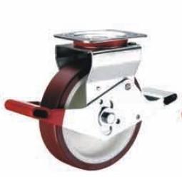 Quality Scaffold Caster PU with Total Brake wholesale