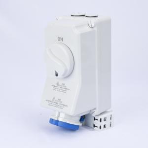 Quality Interlocked IP44 63 Amp Electric Male Female Socket wholesale