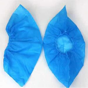 Quality Non Slip Practical Blue Clean Room Shoe Cover , Cleanroom Boot Covers wholesale