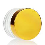 50g Glass Jar Cream Glass Jar With Gold Cap