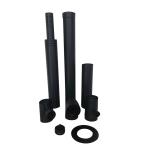 Ornamental Single Wall Wood Stove Pipe Fittings High Precision Dimension