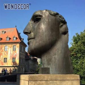 Quality Decoration 3d Large Bronze Sculpture Art Abstract Face Elegantly Crafted wholesale