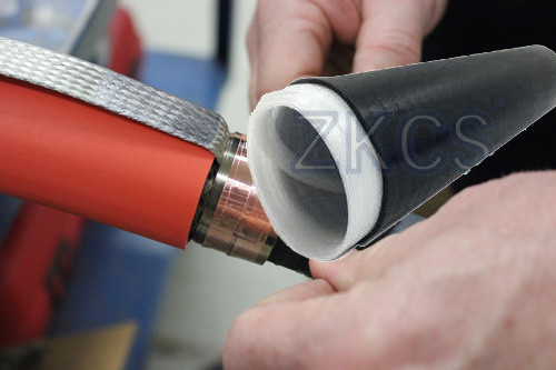 43-48 Hardness Cold Shrink Sleeve , 80mm Diameter EPDM Cold Shrink Tubing