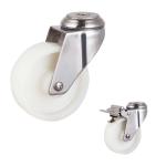 100x32mm Chemical Resistant Threaded Stem Swivel Caster