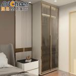 Modern Stylish Wooden Wall Walk in Wardrobe Storage Closet System for Bedroom