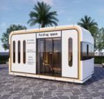 Foldable Capsule Space Pod Homes Apple House SPC Flooring