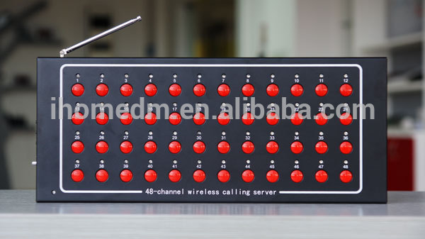 Wireless patients button and nurse station indicate lights display panel