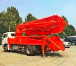 4x2 Truck Mounted Concrete Boom Pump High Strength Steel Boom Material