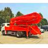 Buy cheap 4x2 Truck Mounted Concrete Boom Pump High Strength Steel Boom Material from wholesalers