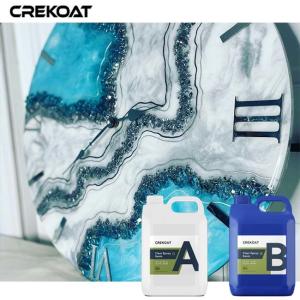 Quality Heat Resistant Crystal Cast Resin For Resin Embedded LED Artwork wholesale