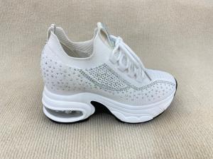 Quality Lace Up White Platform Loafers Heightening Designer Platform Loafers wholesale