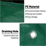 Garden Planter, Fabric Grow Beds Divided Grids, Planting Bags with Drainage