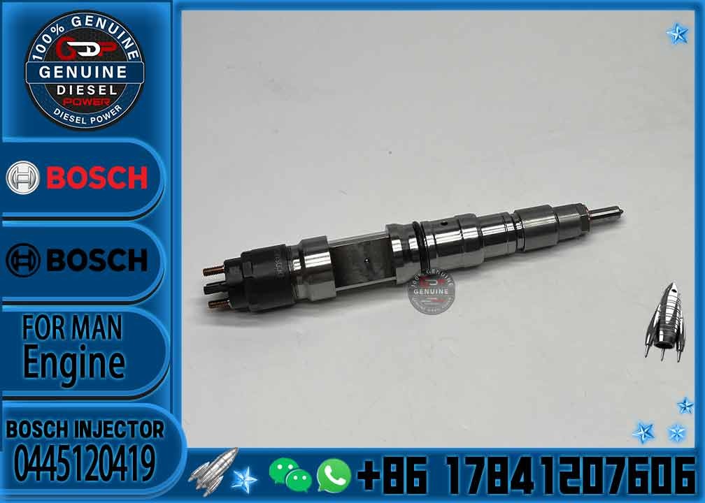 Diesel Fuel Injector Common Rail Injector Assembly 0445120420 0445120419 0445120421 for Diesel Engine