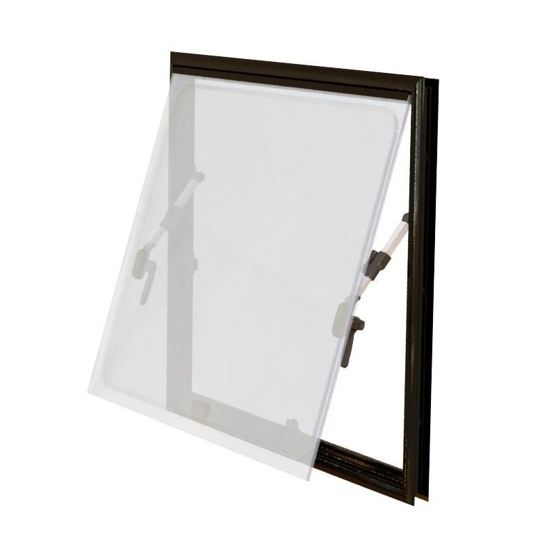 Self-Propelled/Trailer Rvs Eurovision 4 Square Window (Outer Flat and Inner Formed) for RV Truck Camper Motorhomes DIY