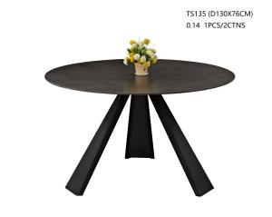 Quality fixed、 black、 ceramic、 tempered glass dining table wholesale