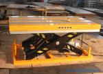 Portable Low Profile Electric Hydraulic Scissor Lift Table 800kg Wireless Remote