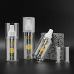 30ml-200ml Plastic Airless Pump Bottles Lotion Cream Packaging Logo Customized