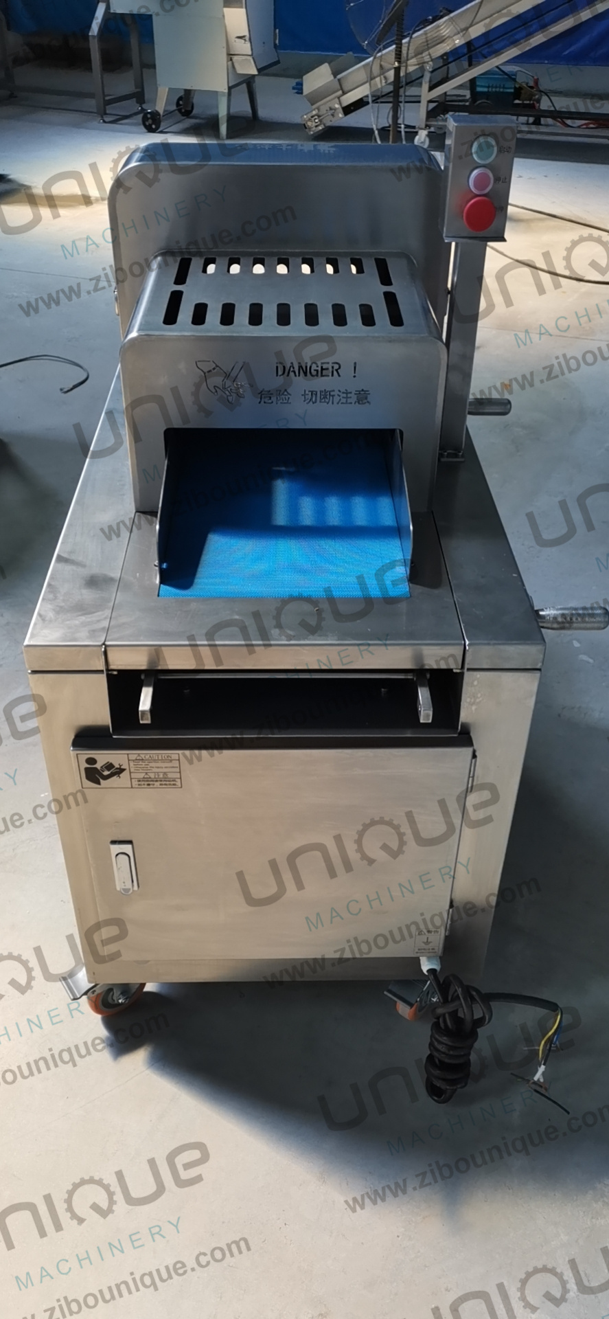 3KW Frozen Meat Chicken Thigh Pork Belly Duck Cube Dicing Cutting Machine for Cuts