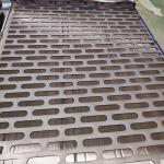 Aluminum Slotted Hole Architectural Perforated Metal Panel For Decorative