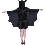Performance Wear Type Black Bat Cosplay Costume for Halloween Adult Women's