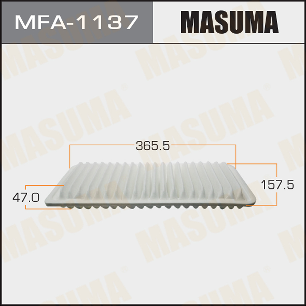 MFA-1137 MASUMA Auto matic Air Filter for LEXUS Highlander 17801-20050 4560116762446