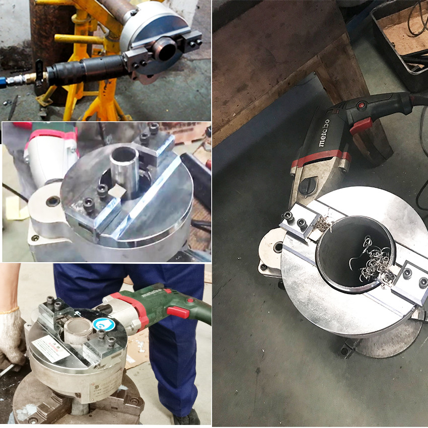 Cam Type Self Centering Pipe Beveling Machine Stainless Steel Pipe Cutting Machine