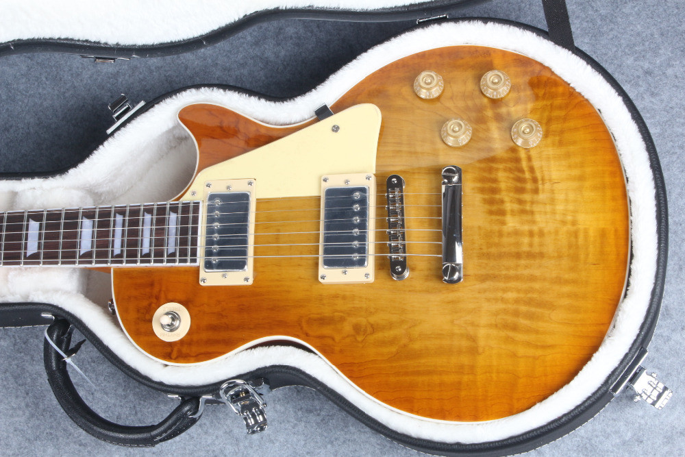 Solid Maple LP Electric guitar Tone Pro bridge, one piece Body and Neck,Bone nut, Aged Guitar parts