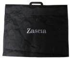 Black Zascia Black Nylon Travel Snap Fastener Suit Garment Bag For Men / Women