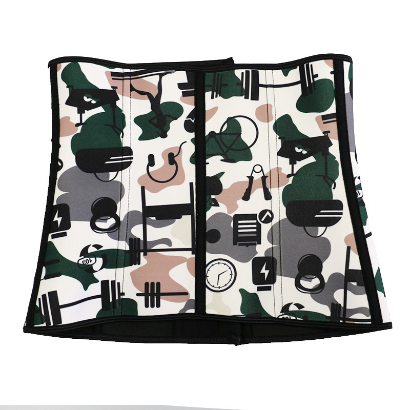 Camouflage 5XL Bodybuilding Waist Trainer Bodybuilding Waist Trimmer