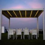 5x3m Villa Garden Landscape Leisure Aluminium Pergola With Louvered Roof