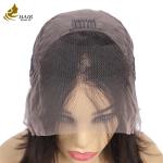 13*4 Lace Deep Curly Wave Human Hair Wigs Natural Black Virgin Hair Wig For Sale